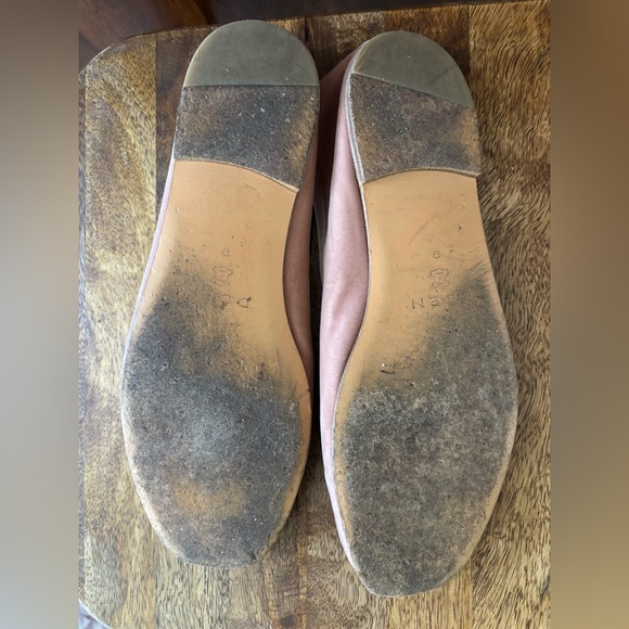 Dôen Pink Velvet Ballerina Flats 39/9/8.5 - Picture 6 of 9